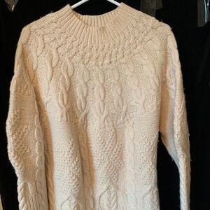 Esprit  Virgin Wool Cable Knit Heavy Sweater